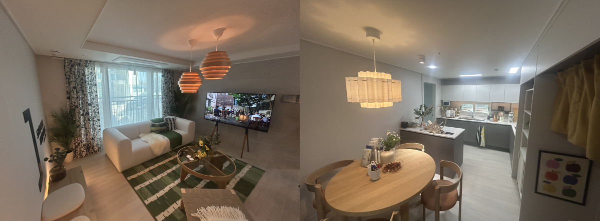 ▲'염창역 동문디이스트' 쇼룸 내부. (천상우 1000tkddn@)