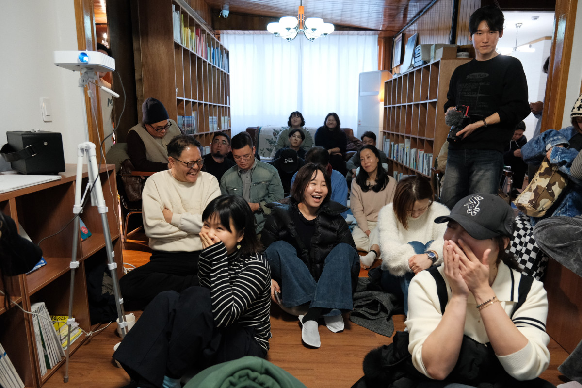 ▲센토포에버의 프리젠테이션 후 참석자들이 질의 응답중에 있다.  (사진제공=일렁 )