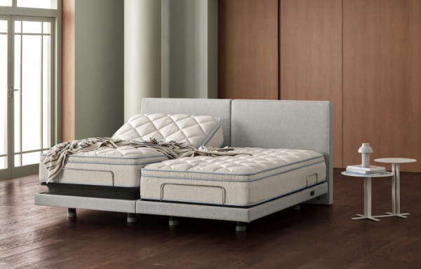 ▲시몬스의 대표적 스마트 침대 'N32 모션베드'.(시몬스 제공)