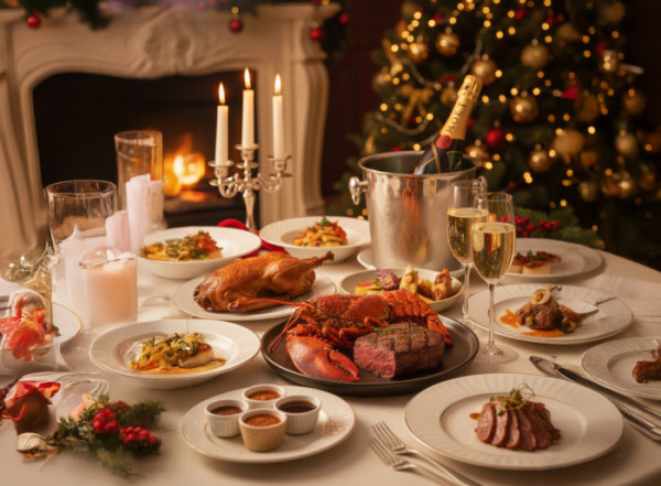 ▲더 리버사이드 호텔 크리스마스만찬(사진제공=더 리버사이드 호텔)