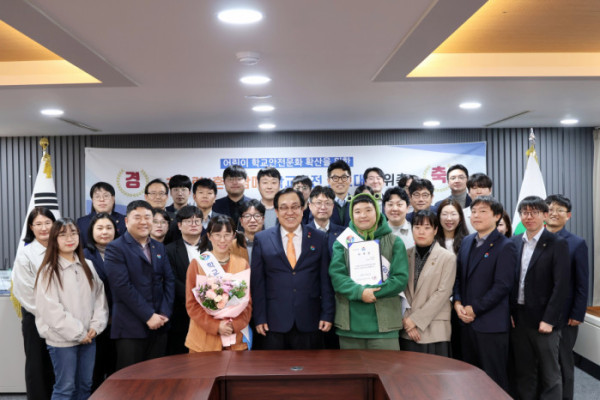 ▲흔한남매 학교안전 홍보대사 위촉(사진제공=학교안전공제중앙회)