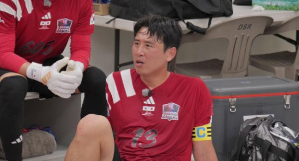 ▲'골때리는 녀석들' 레전드 한일전(사진제공=SBS)