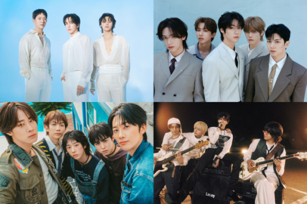 ▲씨엔블루, 엔플라잉, 하이파이유니콘, AxMxP(사진=FNC엔터테인먼트)