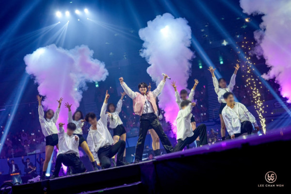 ▲이찬원 서울 콘서트 비하인드컷(사진=이찬원 팬카페)