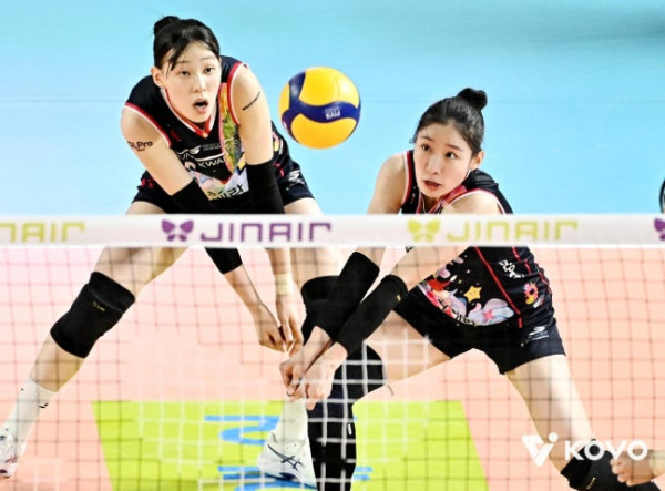 ▲정관장 인쿠시(오른쪽)(사진제공=한국배구연맹)