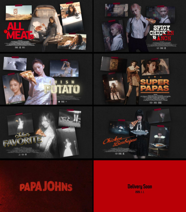 ▲파파존스, 아이브 4년 연속 전속 모델 발탁(사진제공=파파존스)