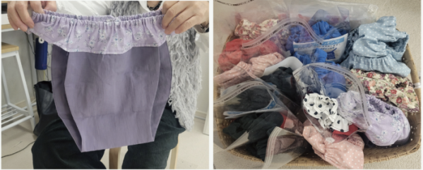 ▲소네 씨가 만든 훈도시 팬티