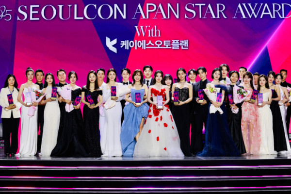 ▲에이판어워즈 수상자(사진제공='2025 SEOULCON APAN STAR AWARDS' 조직위원회)