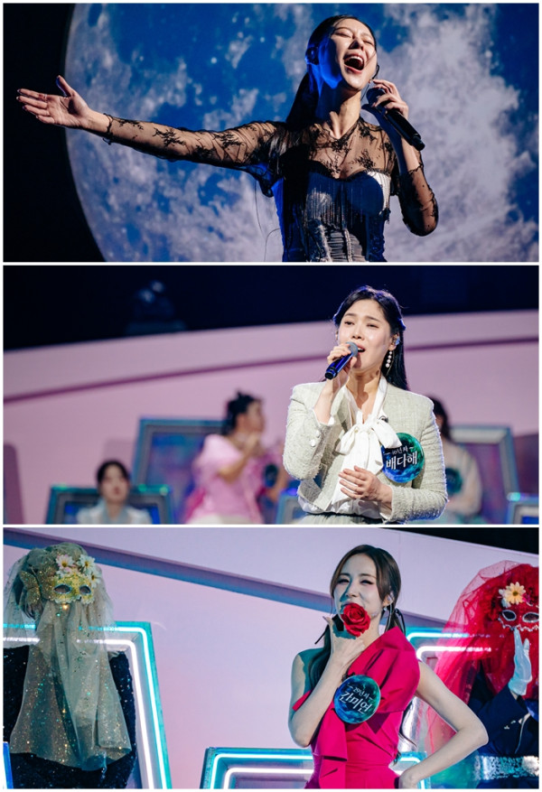 ▲'현역가왕' 스테파니, 배다해, 간미연(사진제공=크레아스튜디오)