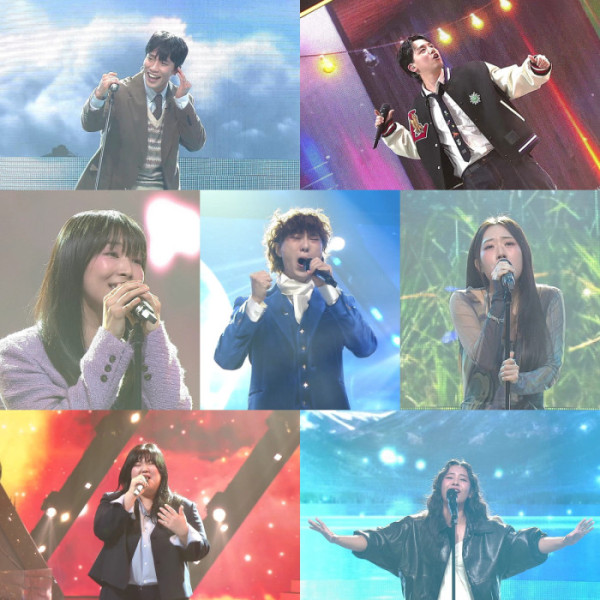 ▲'싱어게인4' 탑7(사진제공=JTBC)