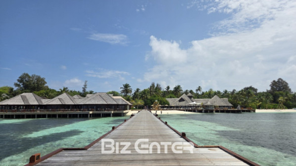 ▲몰디브 올후벨리 리조트 메인 아일랜드(사진=문연배 기자)