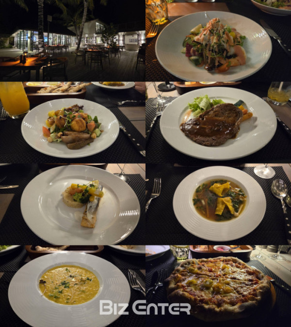 ▲몰디브 올후벨리 리조트 크러스트 앤 플레임(사진=문연배 기자)