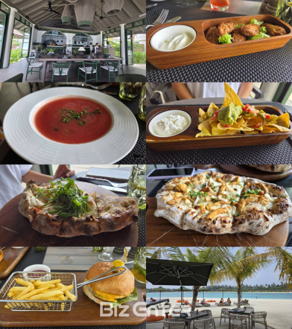 ▲몰디브 올후벨리 리조트 크러스트 앤 플레임(사진=문연배 기자)