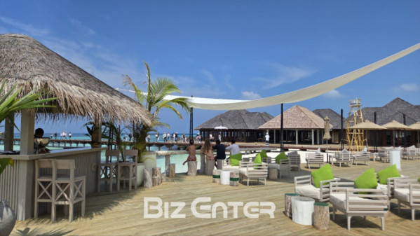 ▲몰디브 올후벨리 리조트 바(사진=문연배 기자)