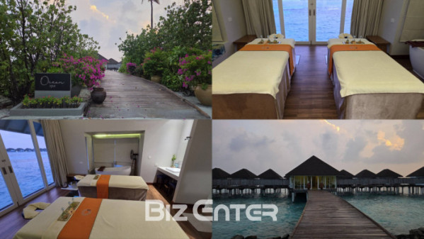 ▲몰디브 올후벨리 리조트 오션 스파(사진=문연배 기자)