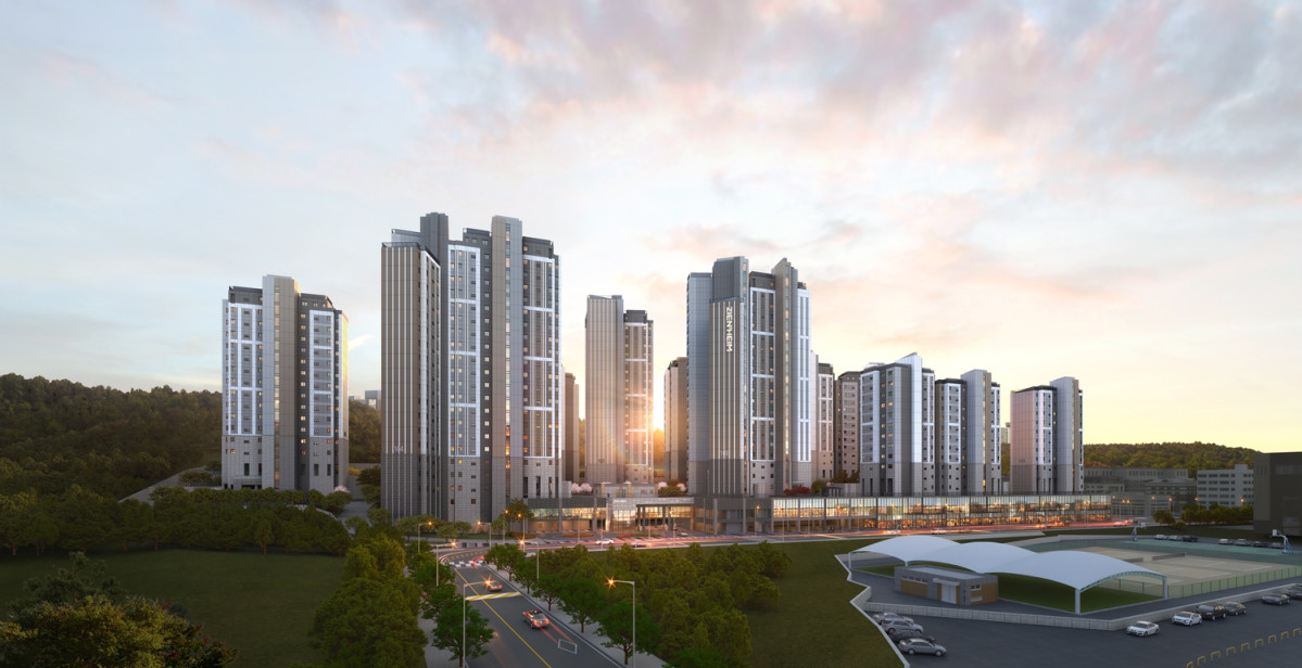 ▲‘사우역 지엔하임’ 투시도