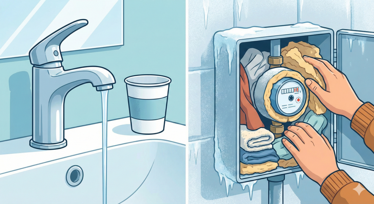 ▲'최강 한파' 수도·보일러 동파됐다면? 보일러 동파 증상·동파 누수 등 한파에 관심↑ (출처=제미나이 나노바나나)