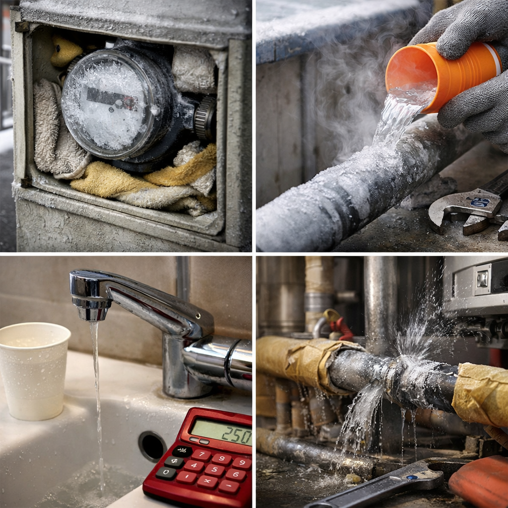 ▲'최강 한파' 수도·보일러 동파됐다면? 보일러 동파 증상·동파 누수 등 한파에 관심↑ (출처=오픈AI 챗GPT)