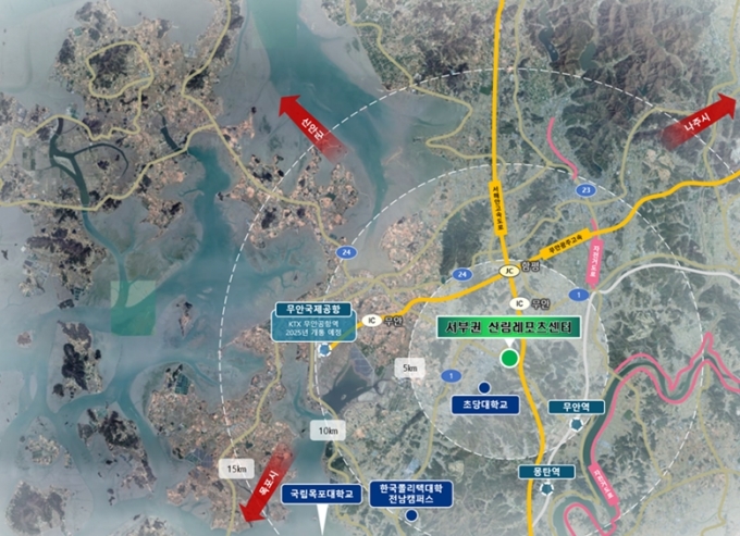 ▲전남도가 산림 분야 국비 확보-산림레포츠센터 조성사업. (사진제공=전남도)