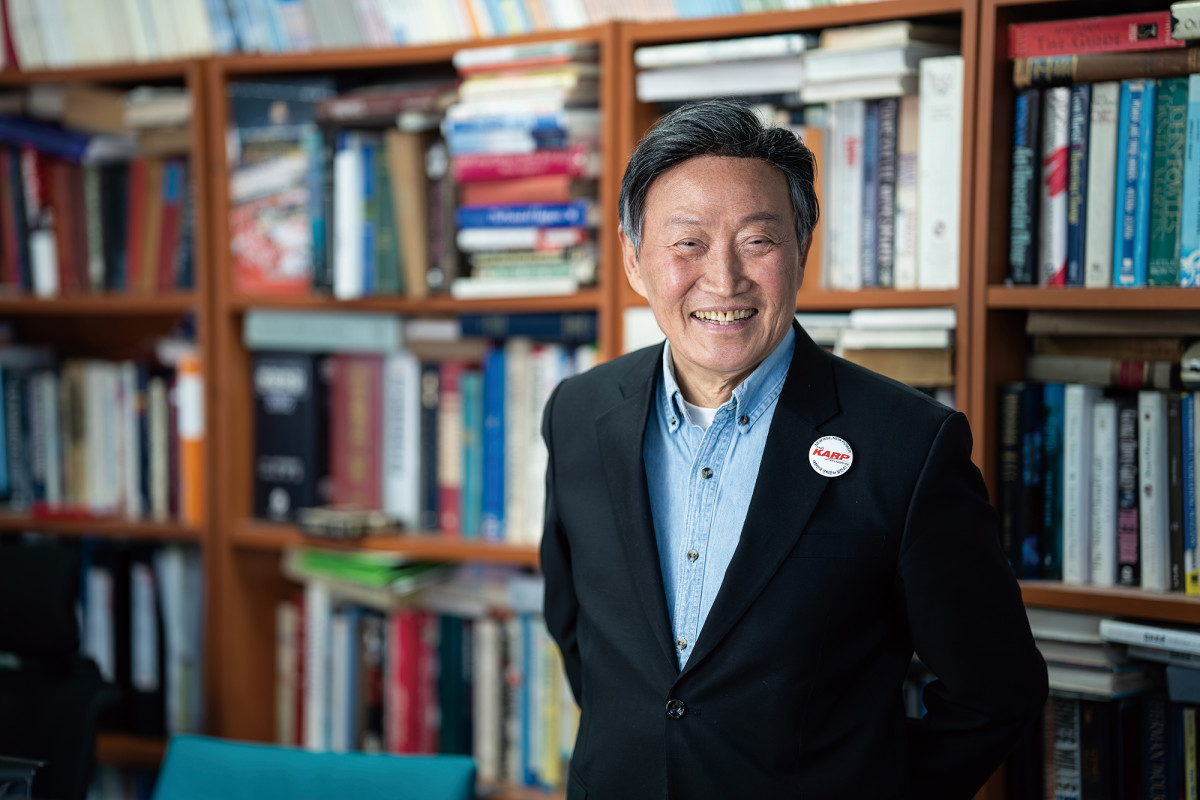 ▲주명룡 대한은퇴자협회 대표.(이준호 기자)