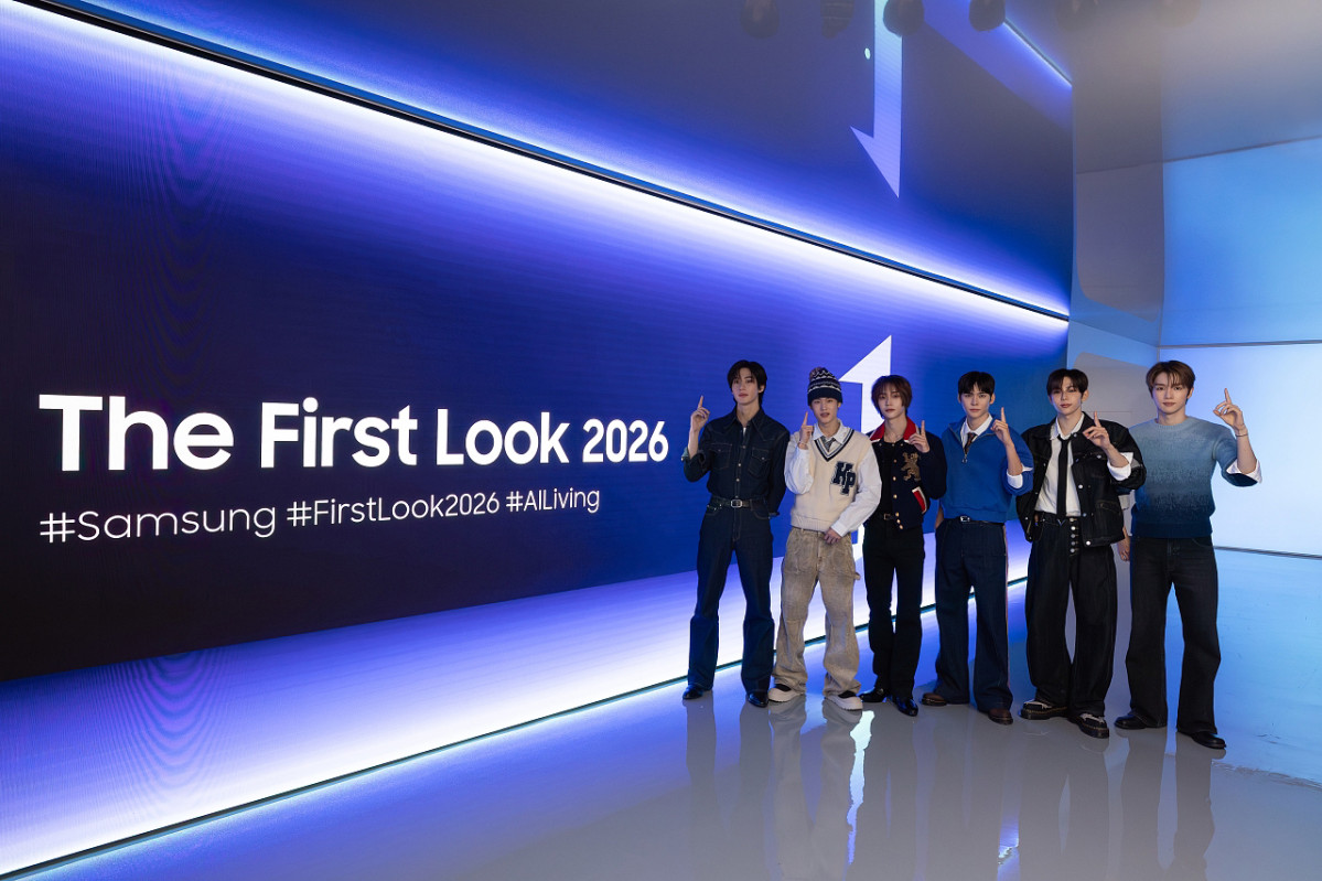▲K팝 아티스트 라이즈(RIIZE)가 삼성전자 '더 퍼스트룩'에 참여해 삼성의 AI 기술이 일상에 자연스럽게 스며드는 혁신 경험을 전 세계 고객에게 선보였다. (자료제공=삼성전자)