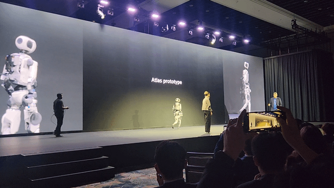 ▲5일(현지시간) 공개된 현대차그룹 보스턴다이내믹스의 로봇 ‘아틀라스’. 김채빈 기자 @chaebi