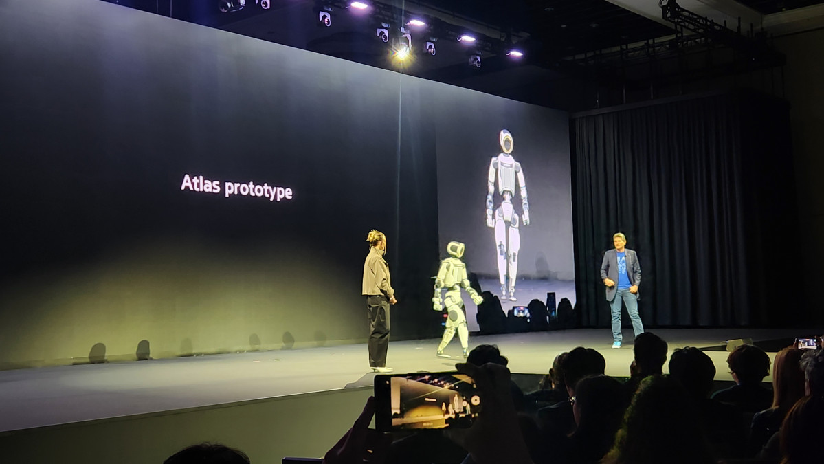 ▲5일(현지시간) 공개된 현대차그룹 보스턴다이내믹스의 로봇 ‘아틀라스’. 김채빈 기자 @chaebi