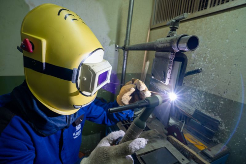 ▲서울시 기술교육원에서 훈련생이 특수용접 실습을 진행하고 있다.(서울시)