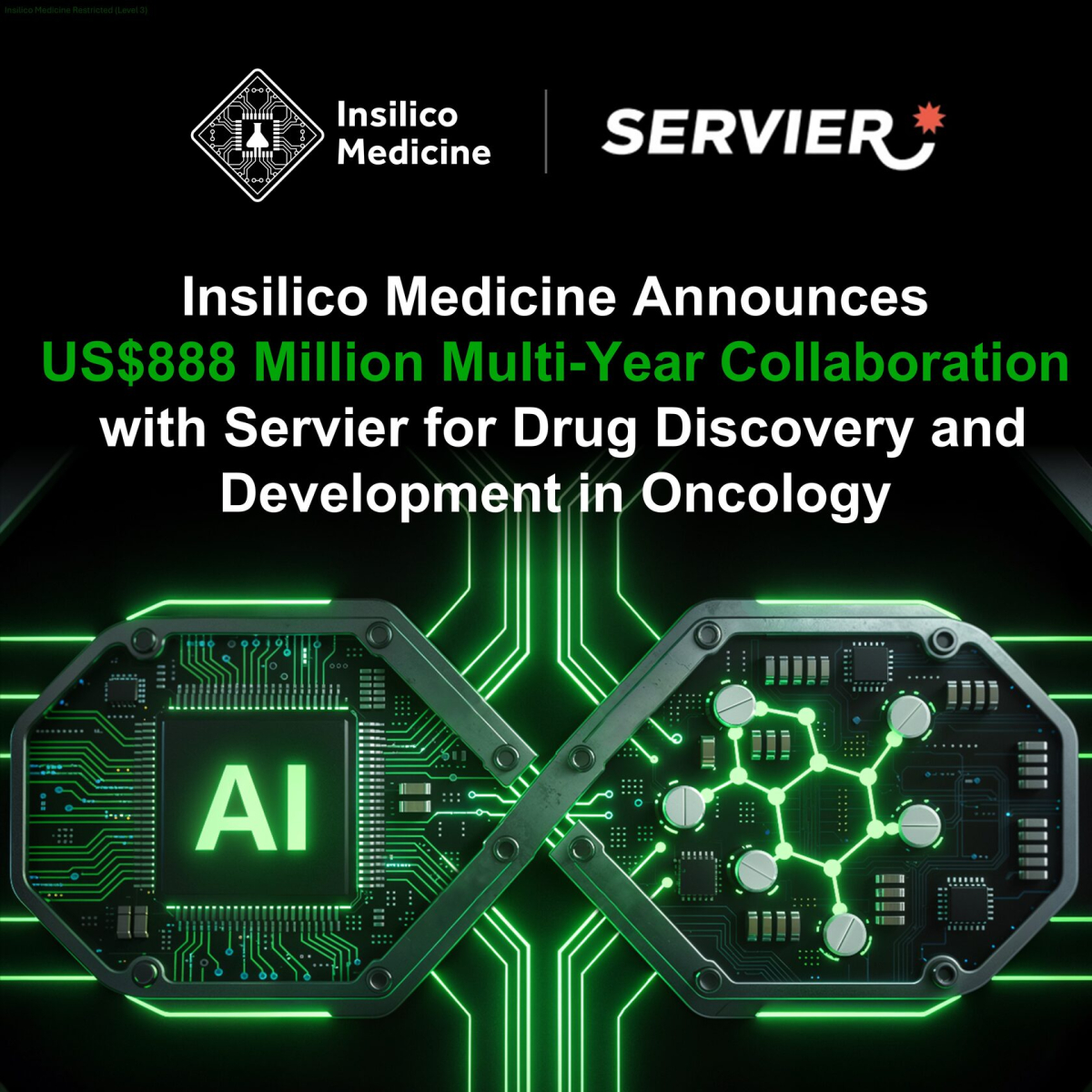 인실리코, 세르비에와 '항암제 AI발굴' 8.88억弗 딜