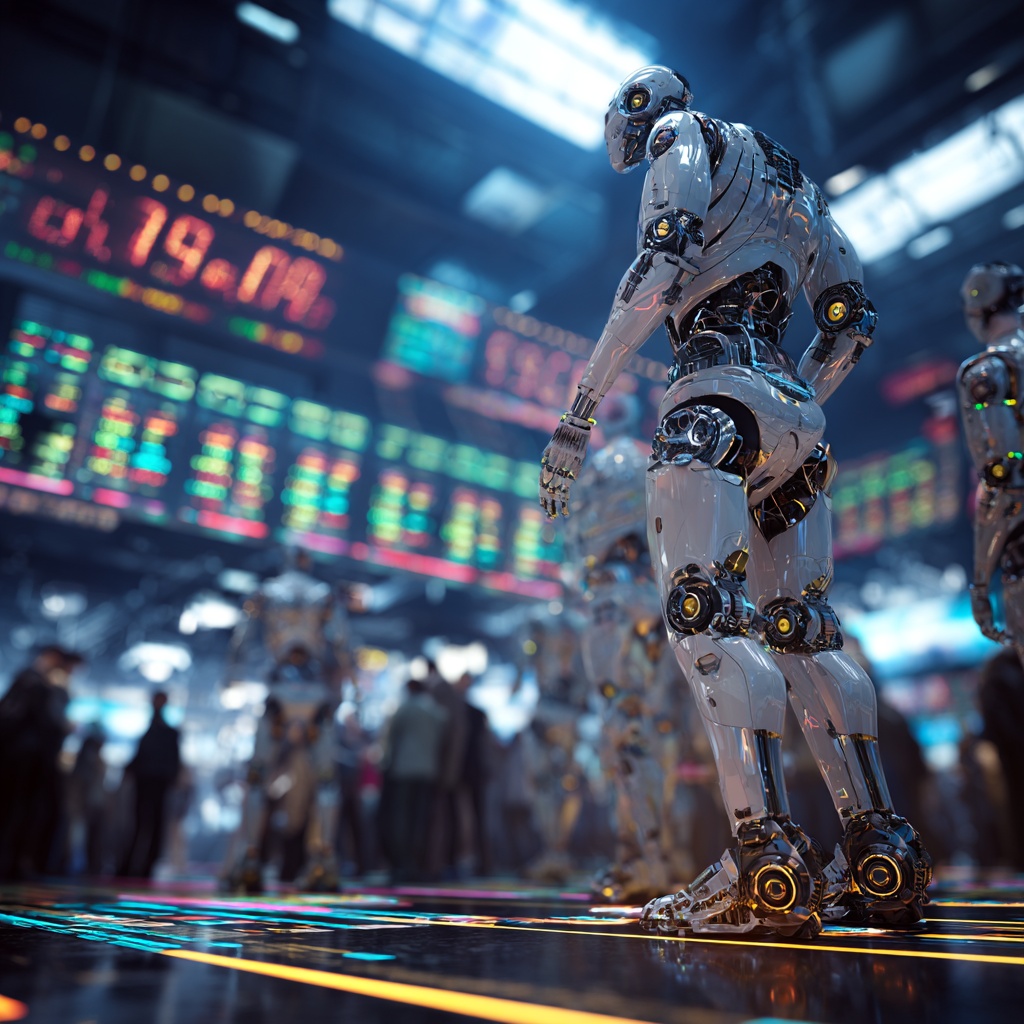 ▲CES 2026 개막으로 로봇 관련주가 주목받고 있다.  (미드저니)