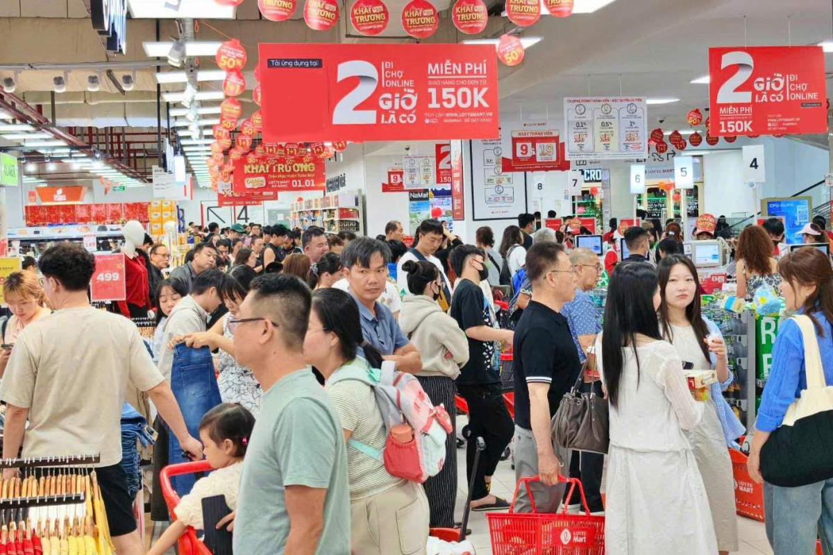 ▲롯데마트 다낭점 매장 (사진제공=롯데쇼핑)