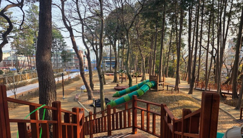 ▲범어숲 조성 모습 (사진제공=부산시)