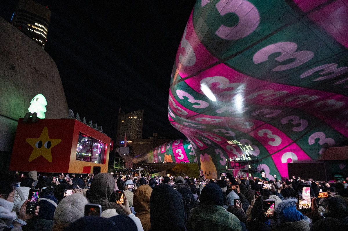 ▲서울라이트 DDP 새해맞이 카운트다운 사진 (서울시)