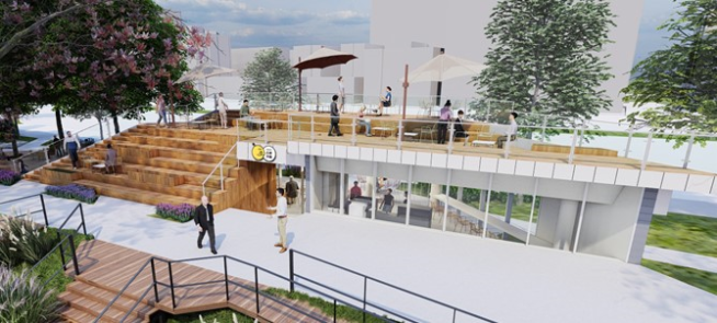 ▲여의천 소원카페 조감도. (사진제공=서초구)