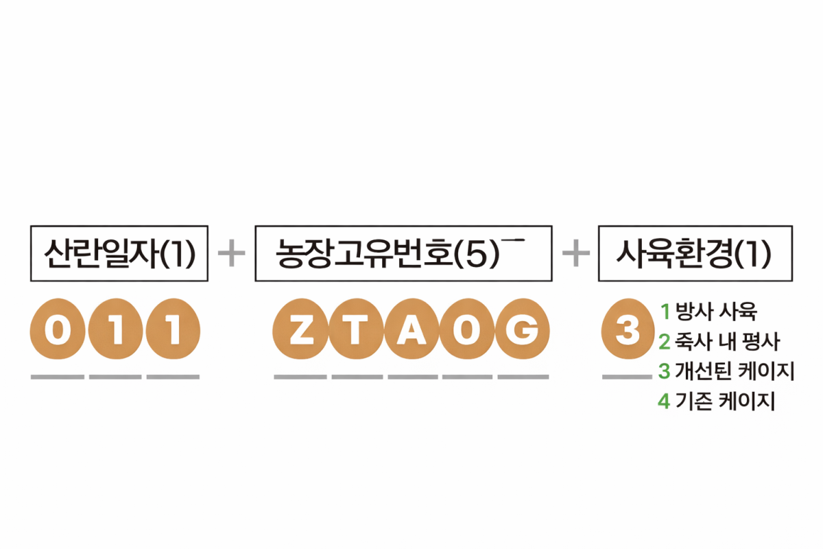 ▲계란 이력번호 (이미지제공=챗GPT)