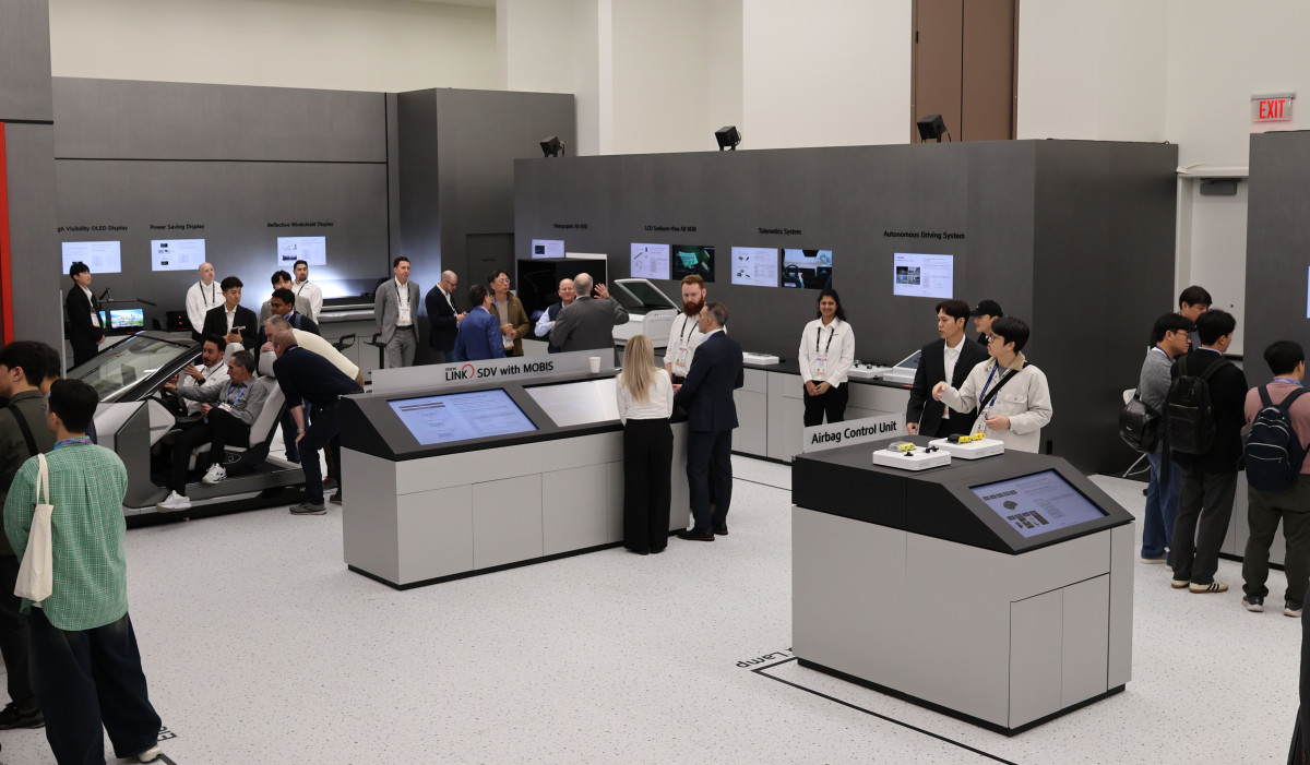 ▲현대모비스 CES 2026 부스 전경. (사진=현대모비스)