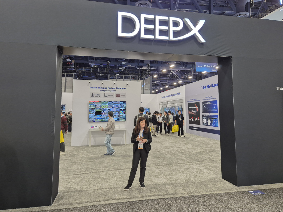 ▲딥엑스 CES 2026 전시관 전경 (박민웅 기자 pmw7001@)