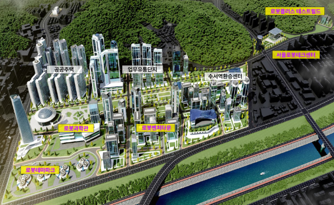 ▲수서 로봇클러스터 조감도. (자료제공=서울시)