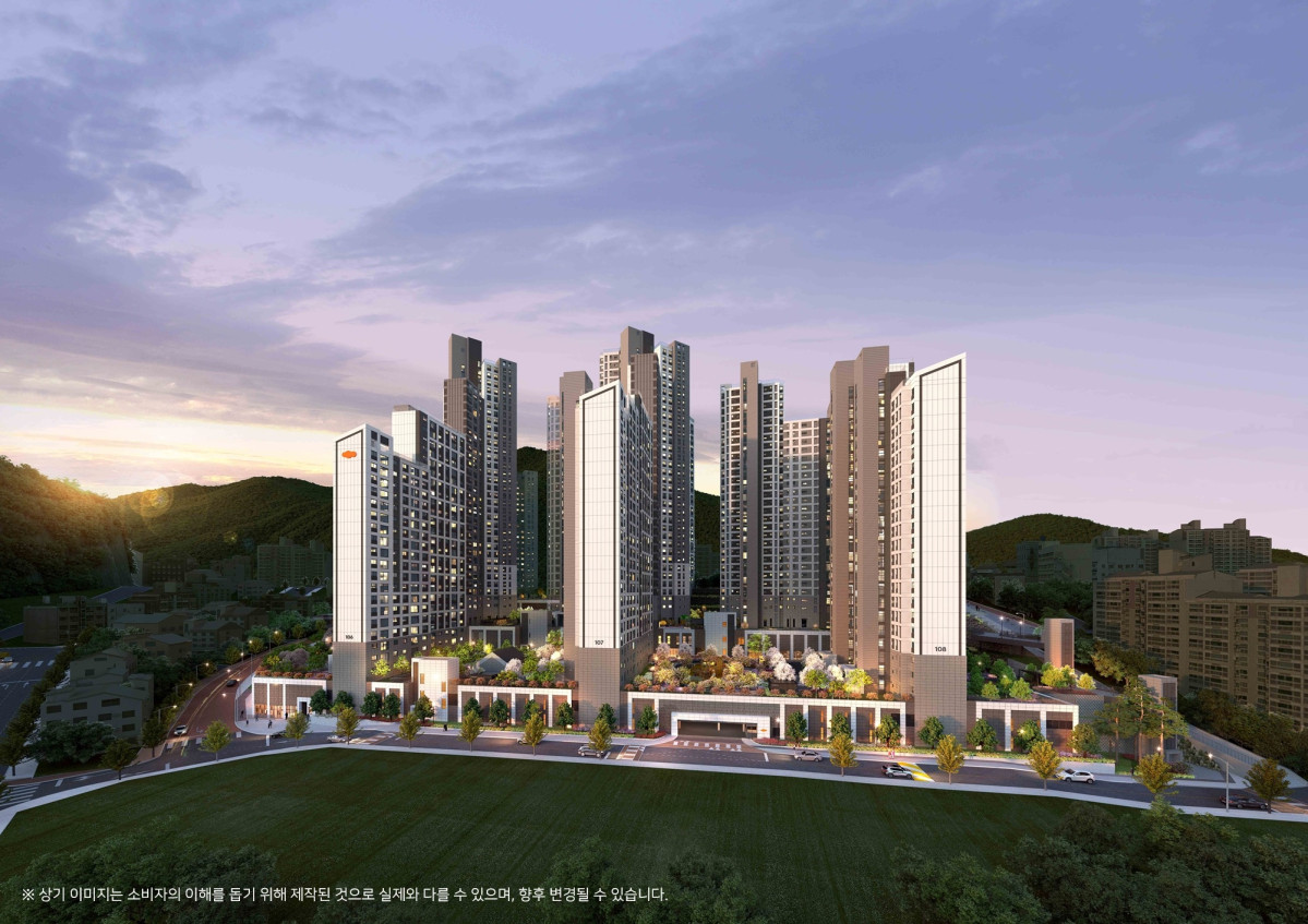 ▲e편한세상 센텀 하이베뉴 투시도 (포애드원 제공)