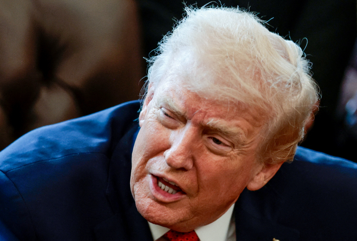 ▲도널드 트럼프 미국 대통령이 지난해 12월 18일 미국 워싱턴D.C.에서 연설을 하고 있다. 워싱턴D.C./로이터연합뉴스