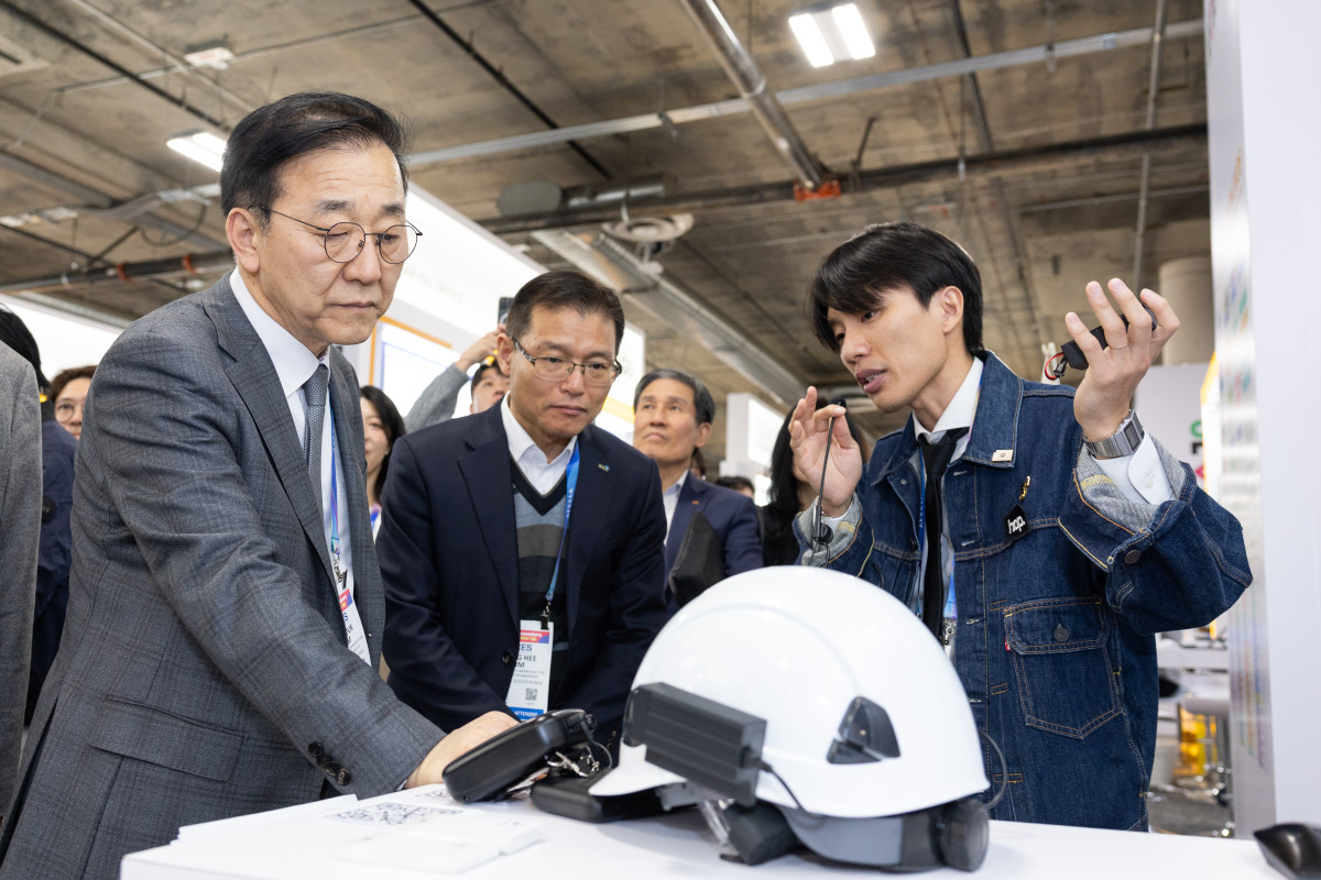 ▲김윤덕 국토교통부 장관이 6일부터 7일(현지시간) 미국 라스베가스에서 열린 ‘2026 국제 전자제품 박람회’에 참석했다. (사진제공=국토교통부)
