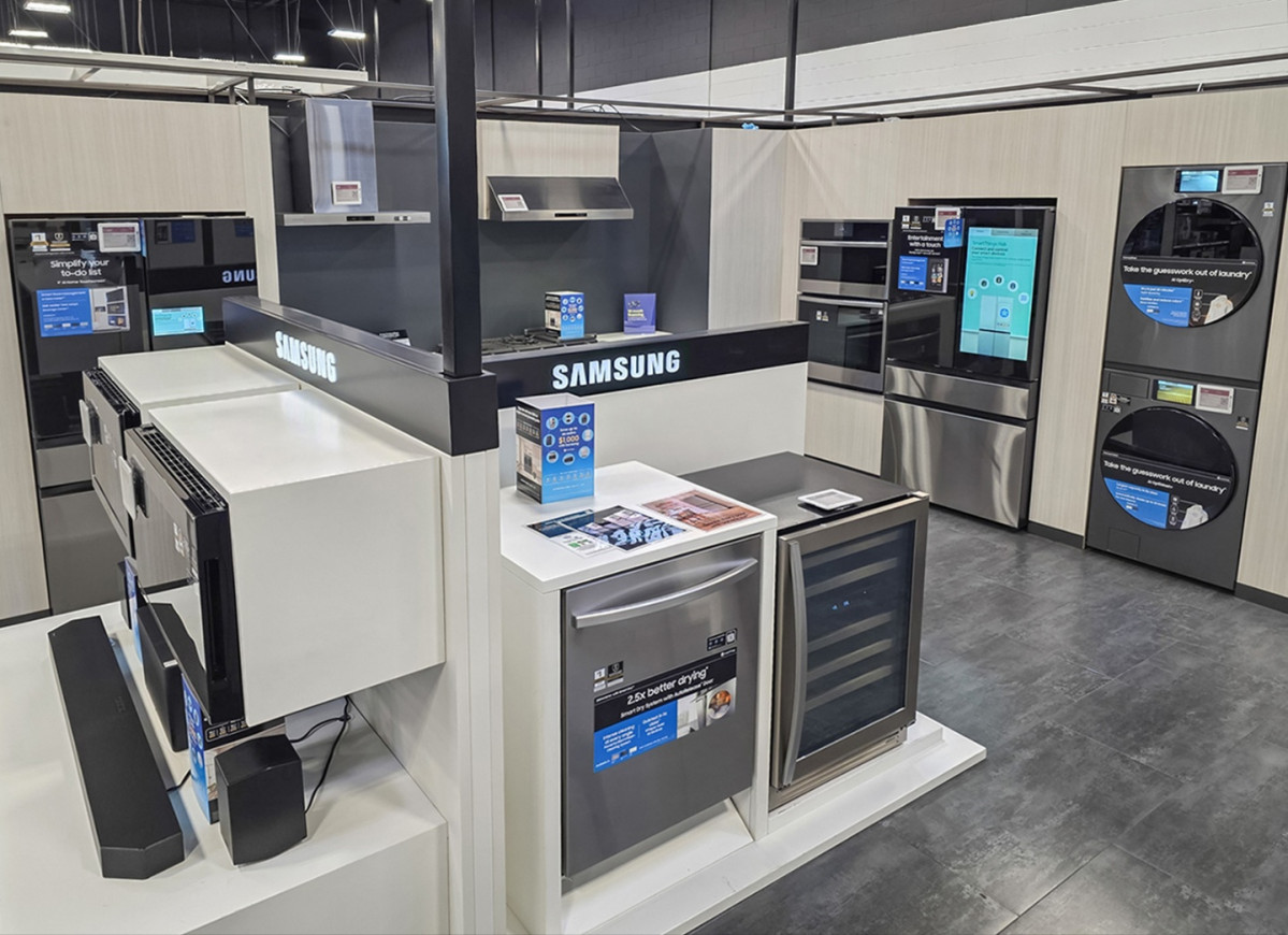 ▲미국 라스베이거스 베스트바이 매장의 삼성전자 제품 사진 (박민웅 기자 pmw7001@)
