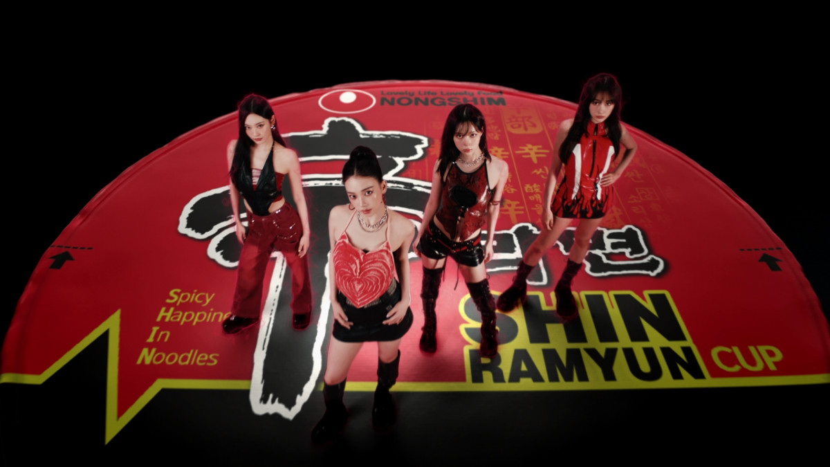 ▲농심 신라면 에스파 글로벌 광고 스틸컷 (사진제공=농심)