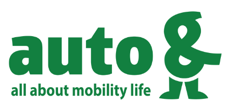 ▲모빌리티 라이프 플랫폼 기업 오토앤의 녹색 로고와 슬로건이 13일 차량용 100W 고속 충전 케이블 개발 소식과 함께 소개되고 있다.