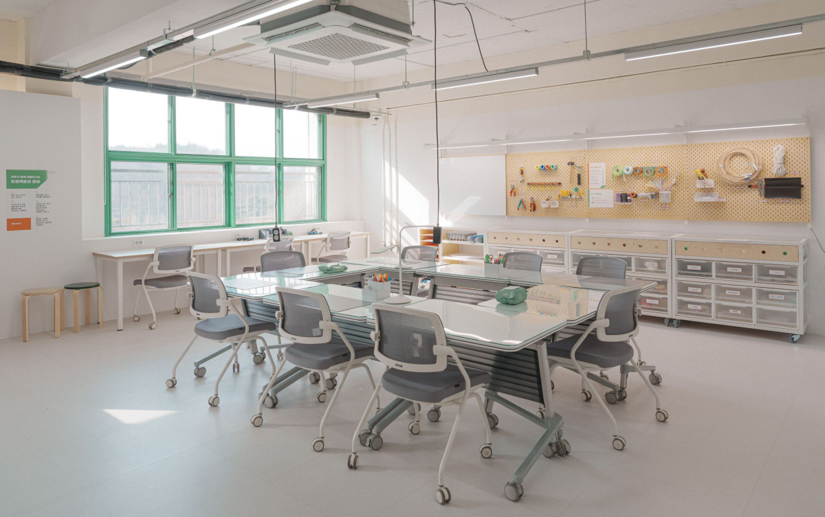 ▲경기도 성남시 성남문화예술교육센터 4층에 마련된 '프로젝토리' (사진제공=NC문화재단)