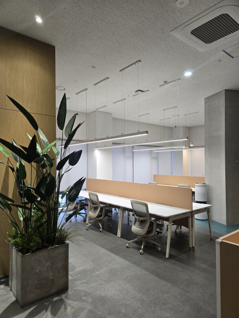 ▲성공 스페이스 내 1인 업무 공간 (윤희성 기자 yoonheesung@)