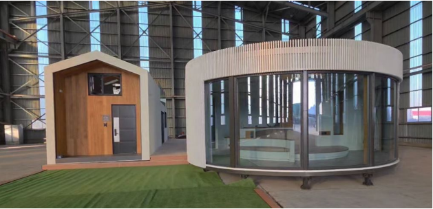 ▲영천공장 내 모듈러 상설 전시장 (사진제공 = 자연과환경)