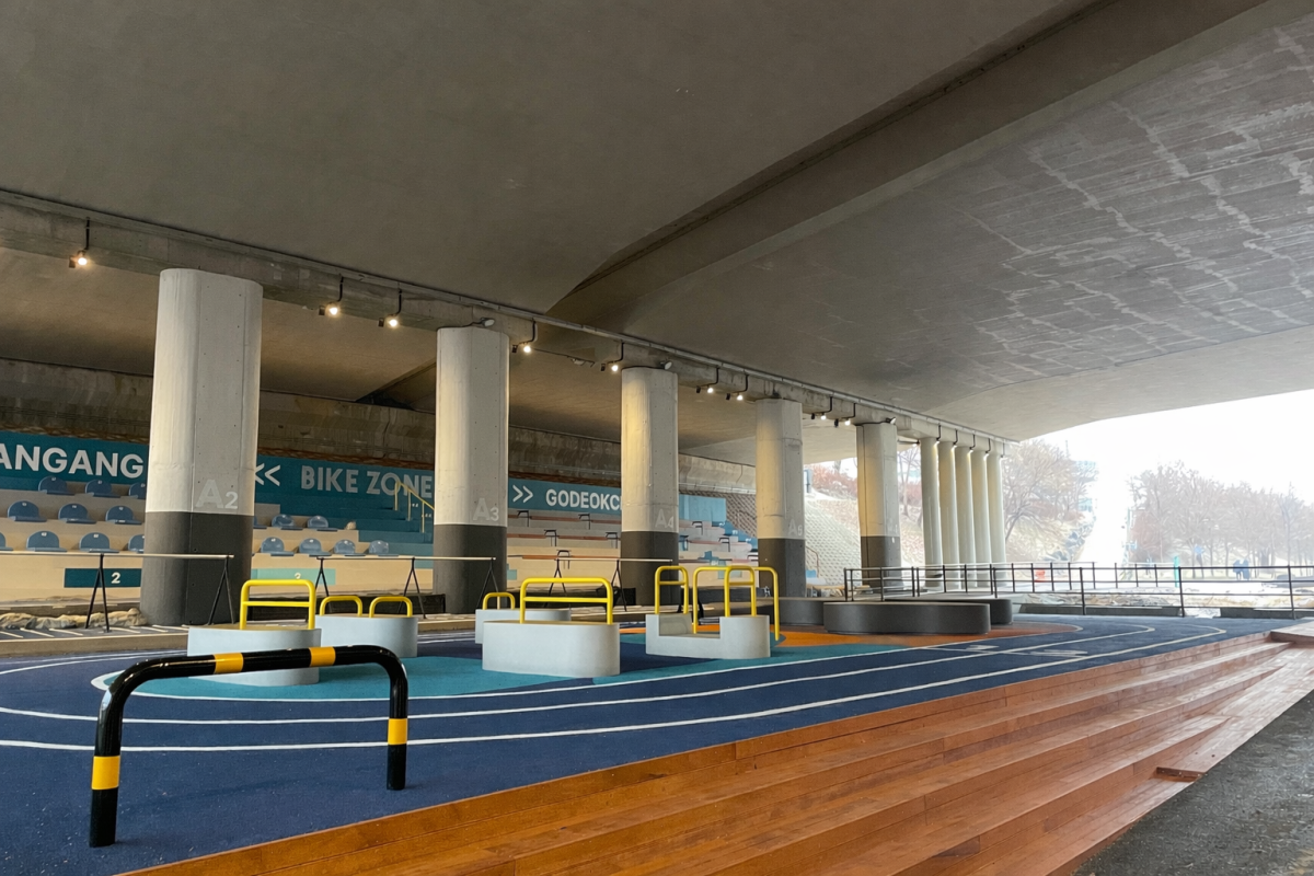 ▲고덕천 라운지 전경 (서울시 제공)