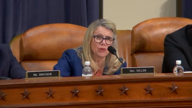 ▲캐럴 밀러 하원의원(공화당)이 13일(현지시간) 최근 통과된 한국의 정보통신망법 개정안을 비판하고 나섰다. (출처 美연방하원 유튜브 캡처)