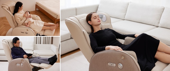 ▲스노크 체어를 이용하고 있는 모습